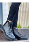 M210 Guaranteed Unisex Zippered Lace Up Boots - 2