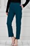 Pockets Skinny Leg Trousers-Petrol - 2
