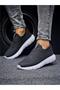 Unisex Orthopedic Laceless Knitwear Sports Shoes-Black-White - 2