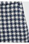 Houndstooth Patterned Shorts - 5