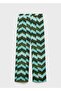 Patterned trousers with straight cut - 3