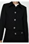 Buttoned Cropped Jacket - 7