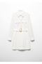 Swiss Embroidered Shirt Dress - 3