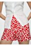 Floral Patterned Straight Cut Shorts - 5