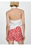 Floral Patterned Straight Cut Shorts - 4