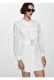 Swiss Embroidered Shirt Dress