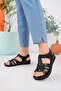 Muggokadın Garantili Günlük Ortopedik Kaymaz Taban Comfort Rahat Sandalet - 2