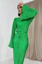 Spanish Sleeve Pleated Dress - 2