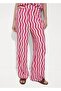 Wideleg patterned pants