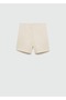 High-waisted straight-cut shorts - 3