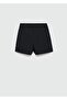 High-waisted straight-cut shorts - 3
