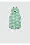 Sleeveless Checkered Shirt - 3