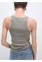 Strappy Knitwear Blouse - 4