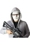 New Generation Celebration Hobby Dancer White Color Hip Hop Anonymous Jabbawockeez Dance Mask 18X19 cm - 4