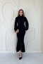 Gathered Front Chiffon Dress