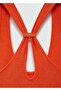 Crossed Back Knitwear Dress - 5