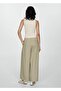Pleated Cotton Pants - 4