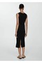 Ribbed woven button dress - 4