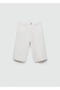 Oversize Denim Bermuda Shorts - 3