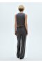 Cloth pants with fine lines - 4