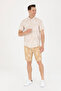 Men's Stone Color Short Sleeve Shirt - 50263878 -Vr049 - 6