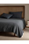 Vue Double Size 100% Cotton Bedspread - Dark Gray