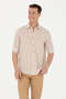 Men's Camel Long Sleeve Shirt 50263880 -Vr015