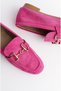 Mona Guaranteed Metal Buckle Leather Women's Loafer Casual Shoes - 2