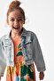 04-08 Years Girl's Jeans Blue Color Nicole Denim Coat - 2