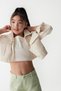 08-14 Years Old Girl's Mink Color Nature Jacket - 2
