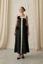 Strap Black Rose Dress - 8228 - 4