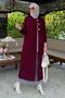 Sinem Çelik Knitted Knitwear Cardigan Claret Red