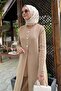 Sinem Çelik Knitted Knitwear Cardigan Beige - 7