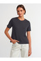 31142 Crew Neck Cotton T-Shirt-Anthracite