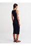 90892 Sleeveless Long Dress-Black - 2