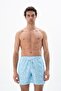 Ar-Ma Men's Sea Shorts Unprinted Patterned Two-Pocket Sea Shorts Regular Fit Micro Y25525278001 Blue-M1