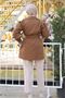 Double Breasted Collar Trench Coat with Button Detail on the Front - 7