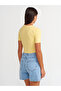 30124 Yellow Crop T-Shirt - 2