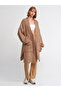 60194 V-Neck Single Button Pocket Knitwear Cardigan-Camel - 3