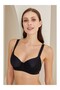Patternless Underwire Covered Thick Strap Unsupported Bra 3687 - 8