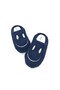 Smiley Navy Blue Women's House Slippers - 3