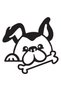 Dog and Bone Auto Domestic Production A+Quality 25 X 25 cm Durable