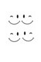 Smiling Face Auto Special New Quality Quality Sticker 2 Pieces 20*6 cm - 2