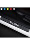 For Renault Clio custom new compatible Accessory Auto Door Sill custom new sticker Carbon 4 Pieces