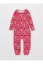 LCW baby Crew Neck Long Sleeve Minnie Mouse Printed Baby Girl Jumpsuit 2-Piece - 2