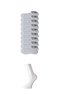 White Men's Invisible Socks 9 pairs