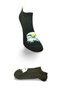Black and White Eagle Patterned Sporty Unisex Short Ankle Socks Summer 1 Pair - 2