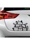 Cute Cats Auto Domestic Production A+ Quality Black 21*32 cm Durable