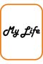 My Life - Benim Hayatım Oto Motor Local Production A+Quality Black 20*7 cm Durable