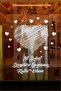 14 February Valentine's Day Store Shop Window Glass Door Wall Custom New Sticker Ornament